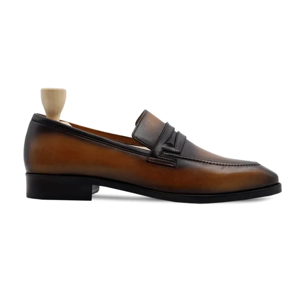 Bespoke Mens Leather Loafers