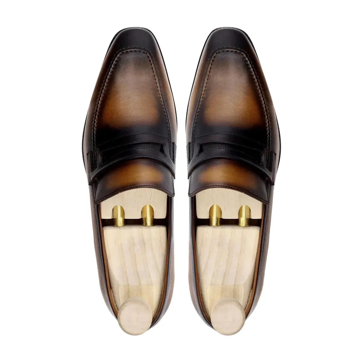 Bespoke Mens Leather Loafers