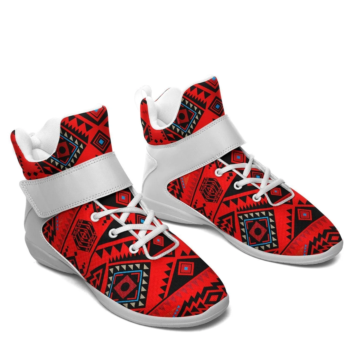 California Coast Mask Ipottaa Basketball / Sport High Top Shoes - White Sole