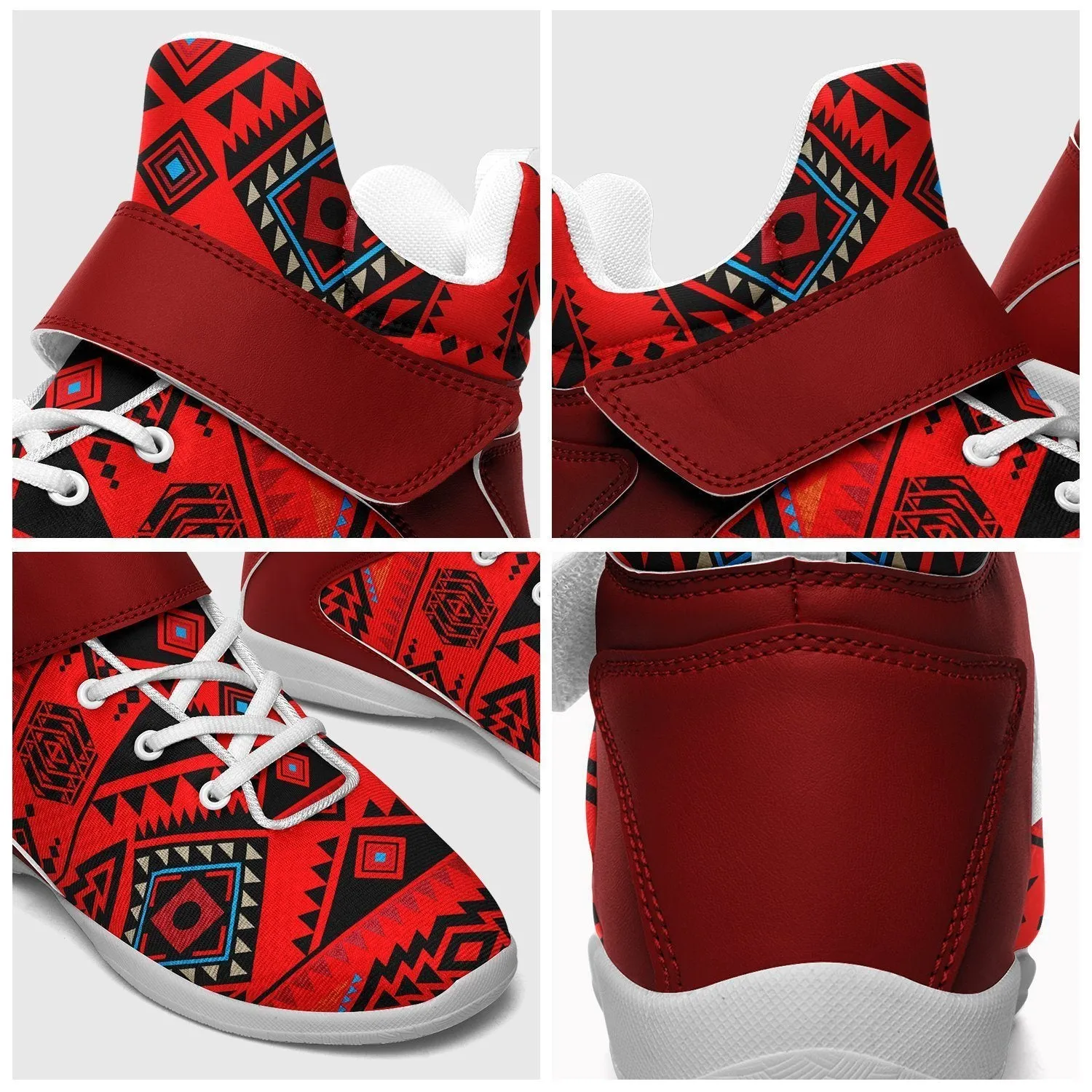 California Coast Mask Ipottaa Basketball / Sport High Top Shoes - White Sole