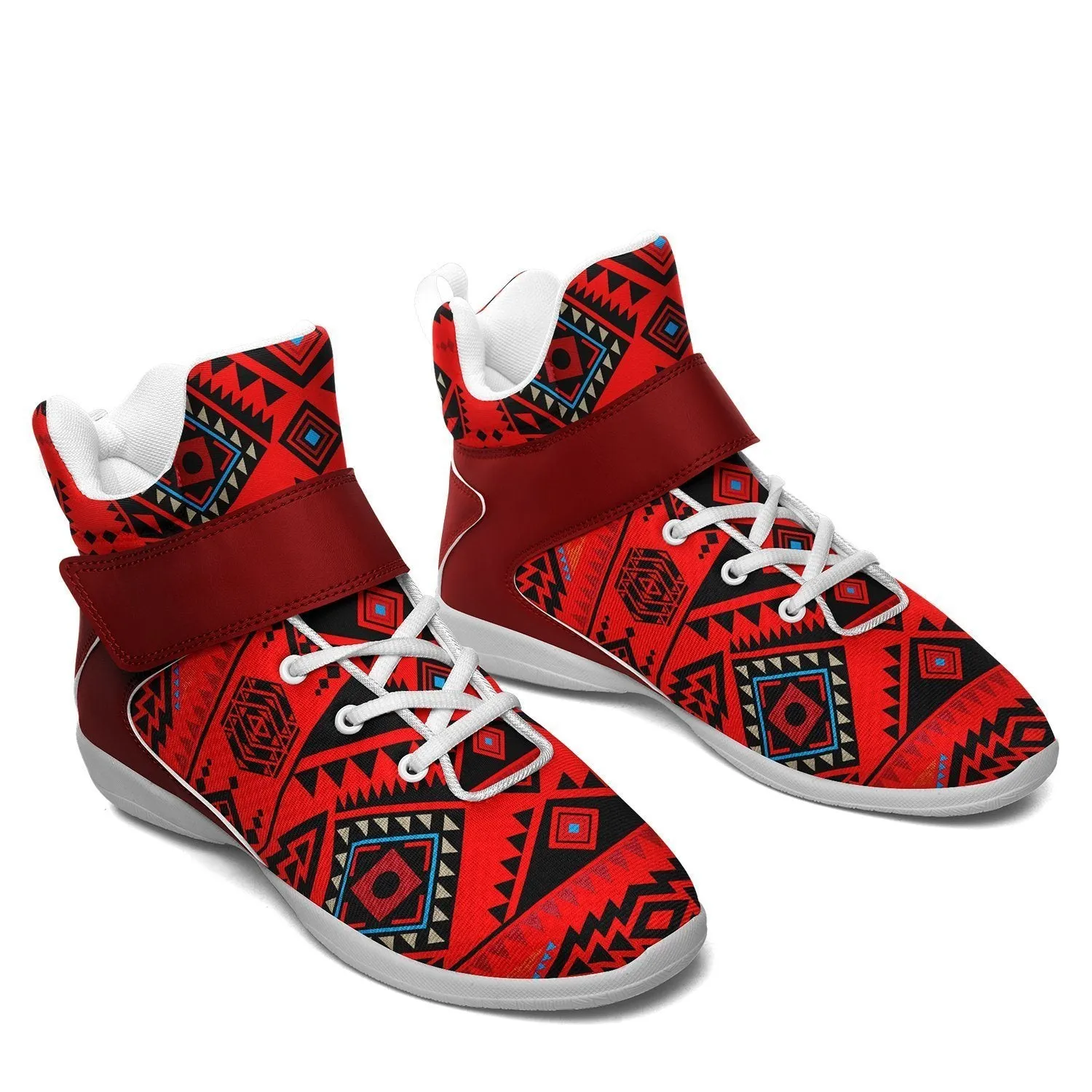 California Coast Mask Ipottaa Basketball / Sport High Top Shoes - White Sole