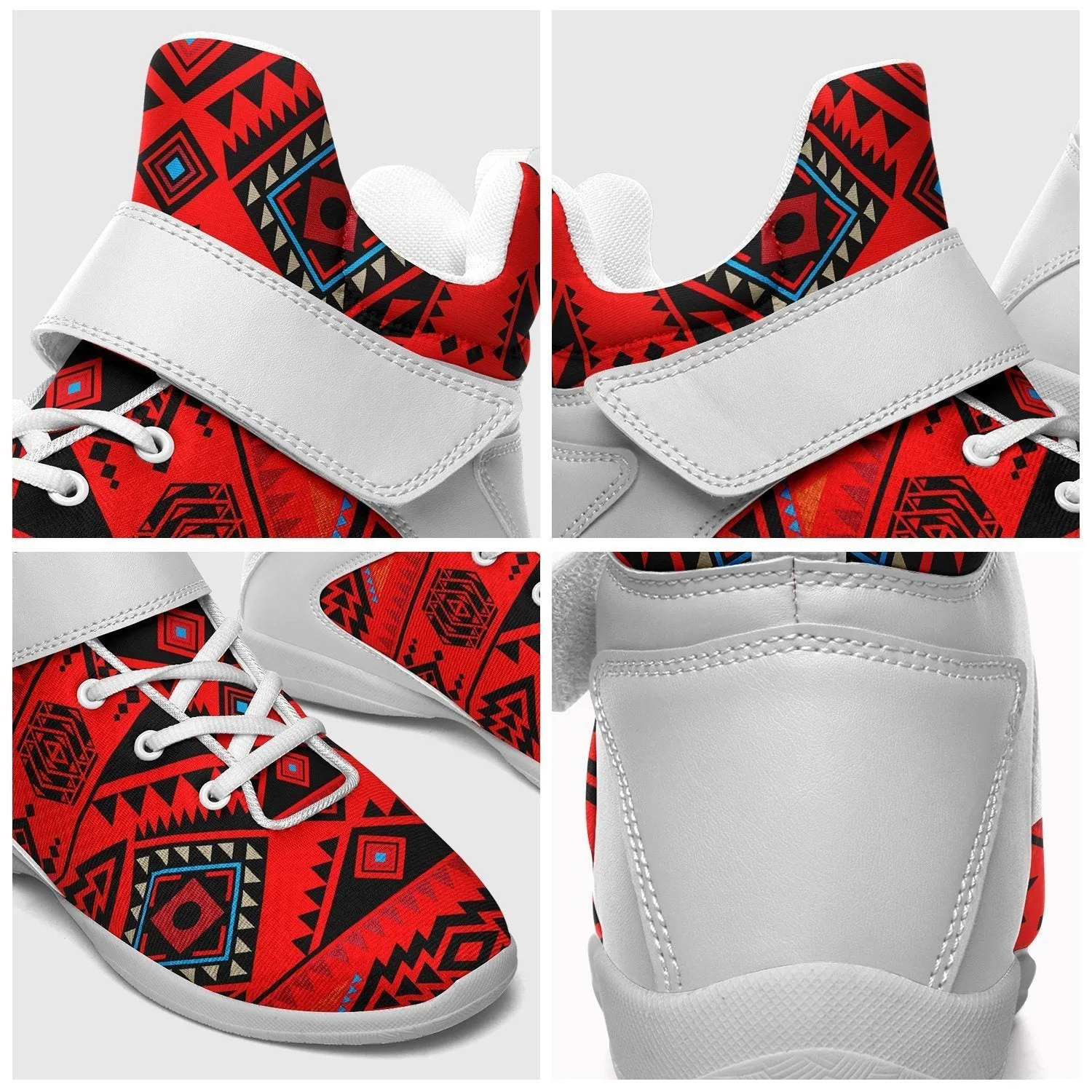 California Coast Mask Ipottaa Basketball / Sport High Top Shoes - White Sole