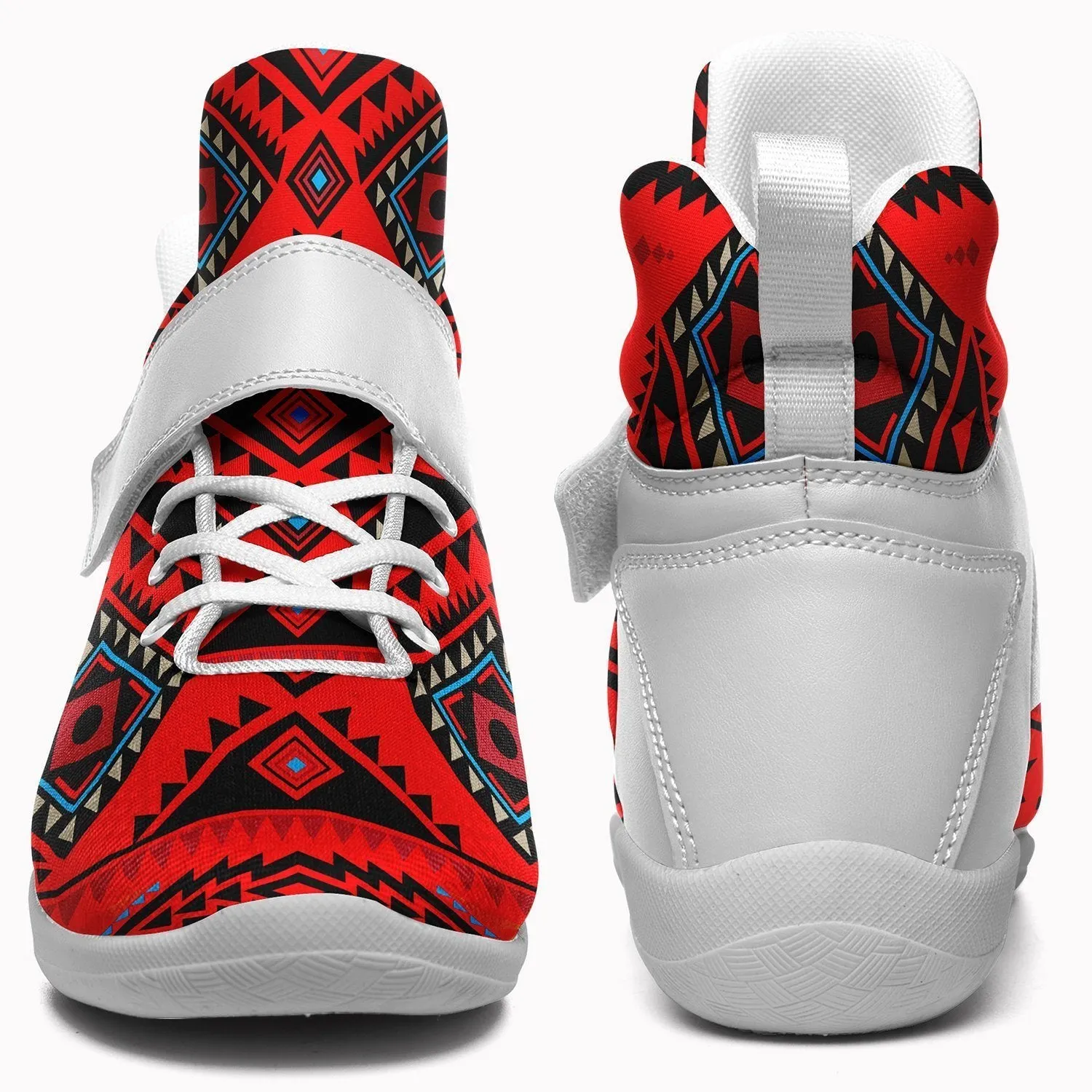 California Coast Mask Ipottaa Basketball / Sport High Top Shoes - White Sole