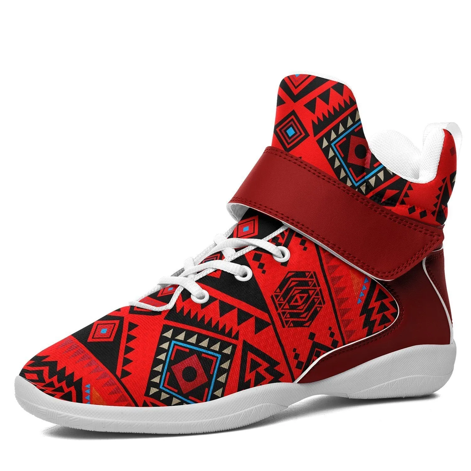 California Coast Mask Ipottaa Basketball / Sport High Top Shoes - White Sole