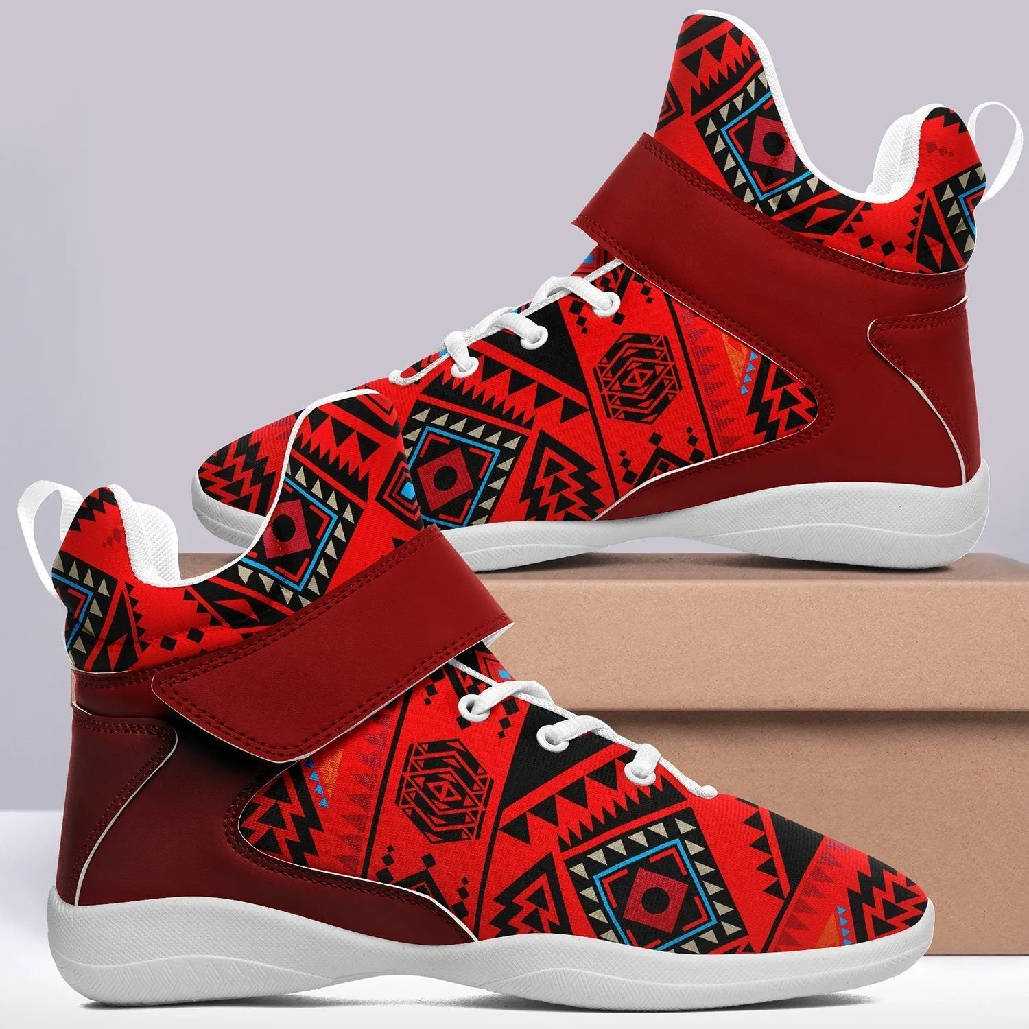 California Coast Mask Ipottaa Basketball / Sport High Top Shoes - White Sole