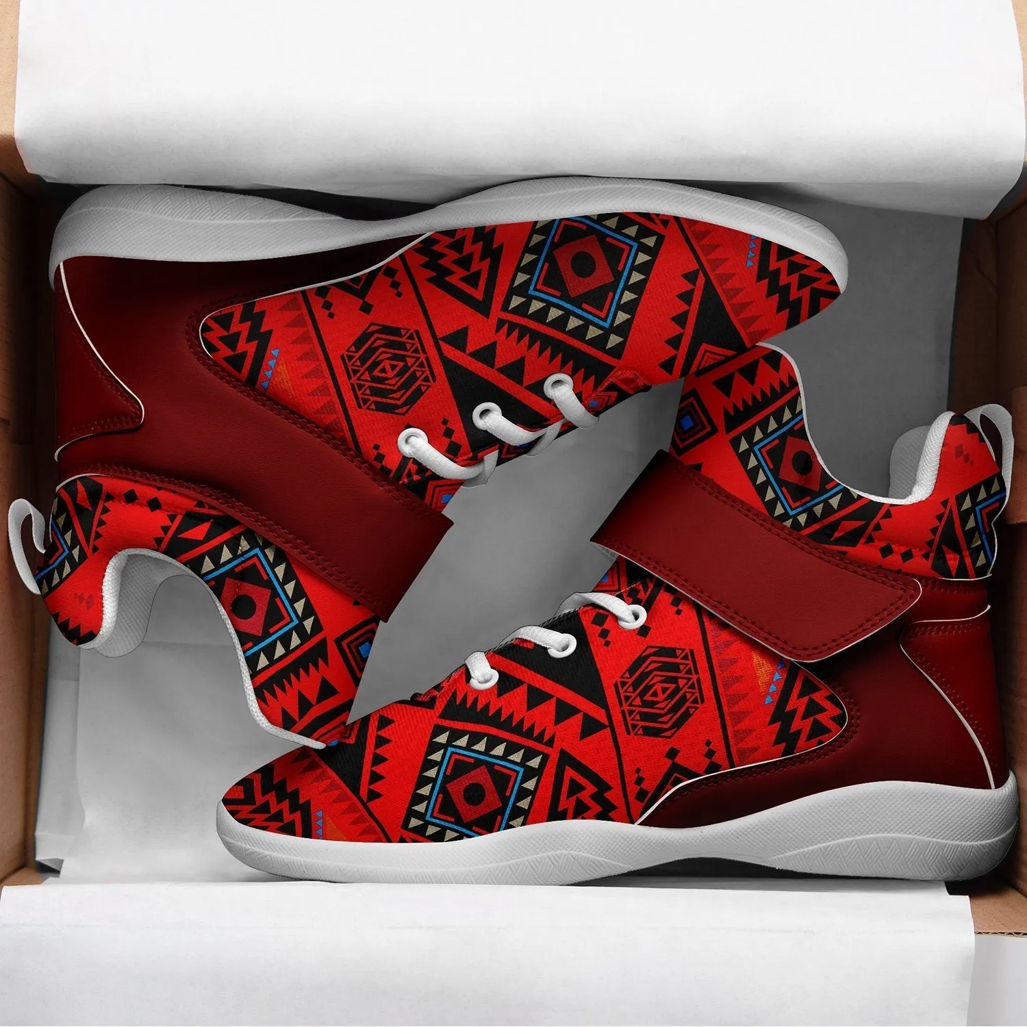 California Coast Mask Ipottaa Basketball / Sport High Top Shoes - White Sole