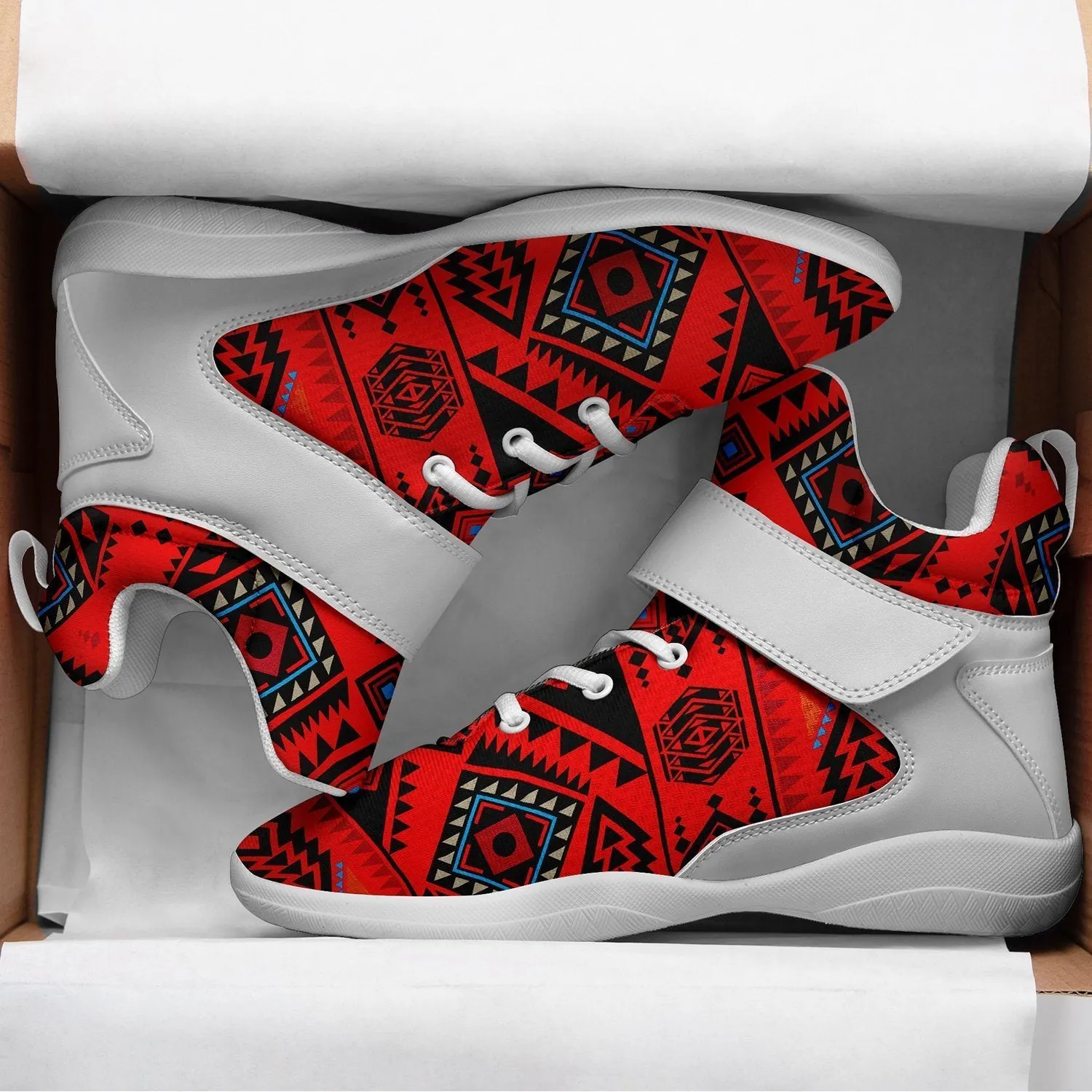 California Coast Mask Ipottaa Basketball / Sport High Top Shoes - White Sole