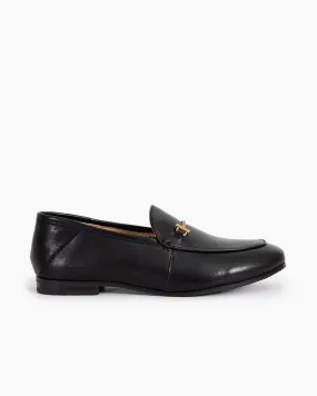 Chain Decoration Comfortable Penny Flat loafers