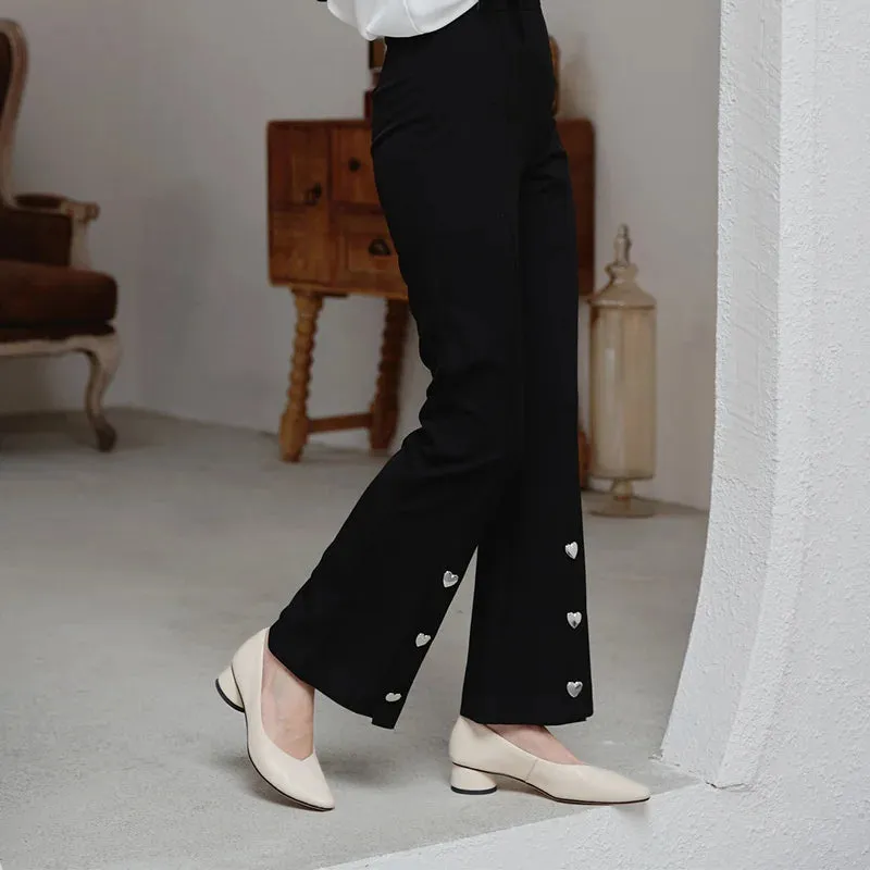 Classic Concise Thick Heels