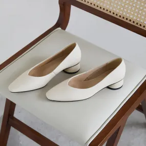 Classic Concise Thick Heels