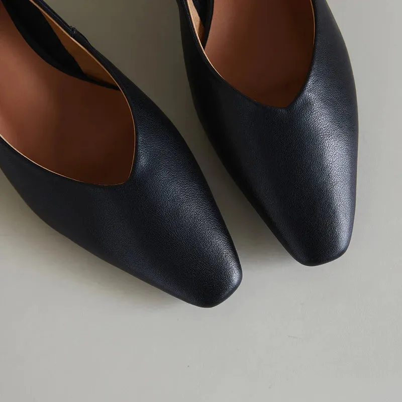 Classic Concise Thick Heels