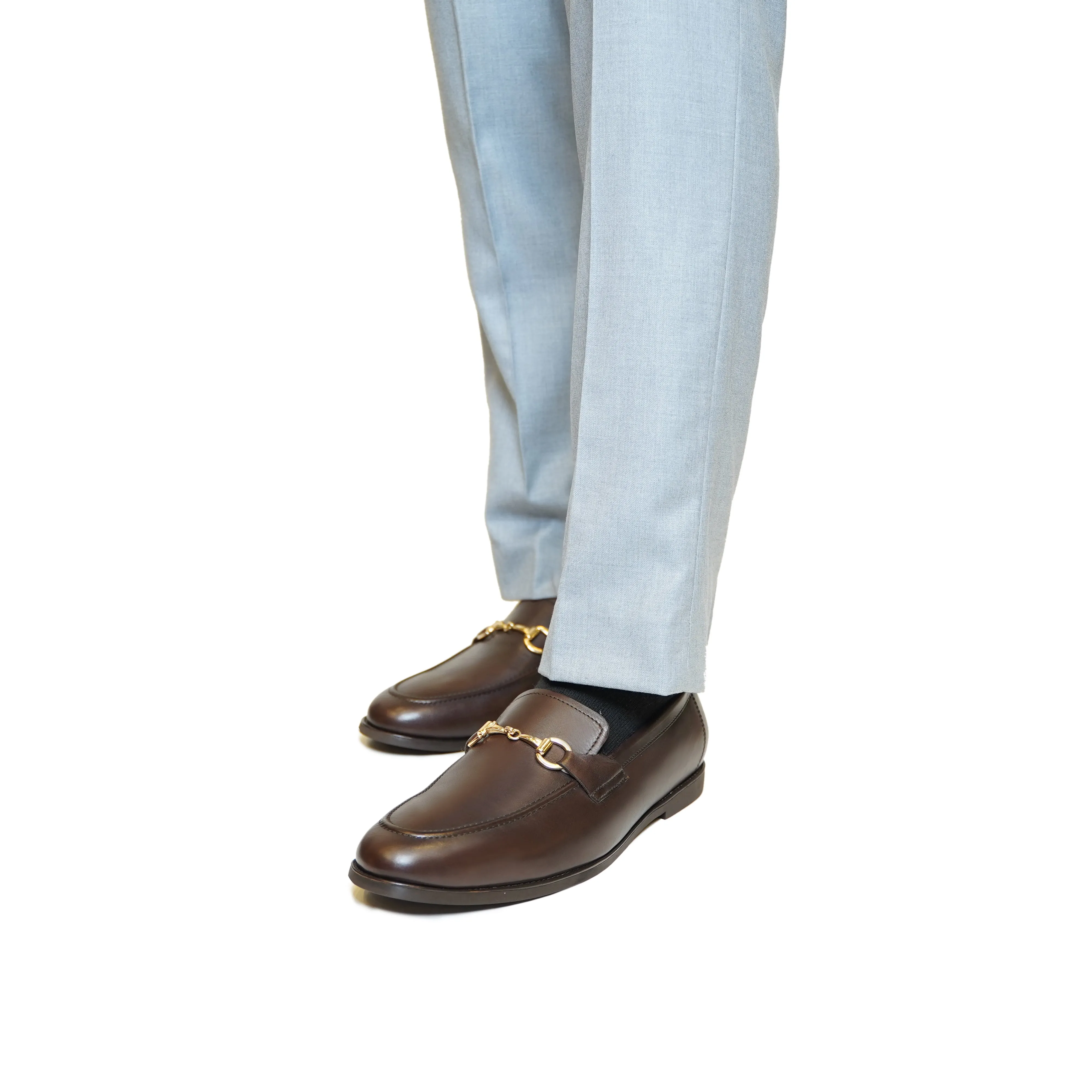 Cove - Men's Dark Brown Calf Leather Loafer