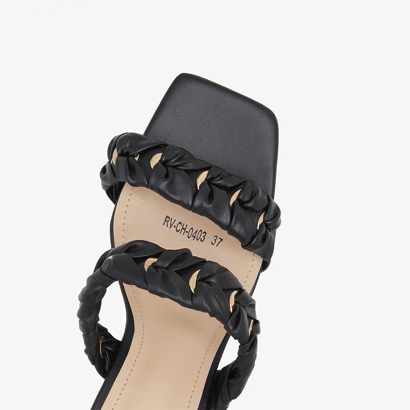 Double Strap Classic Heels for Women