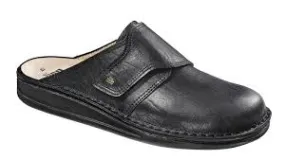 Finn Comfort Unisex Amalfi Clogs- Caratrangun Schwarz