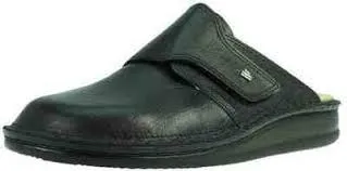 Finn Comfort Unisex Amalfi Clogs- Caratrangun Schwarz