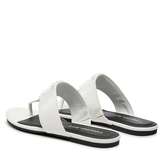 Flat Sandal Slide Toepost Mg Met