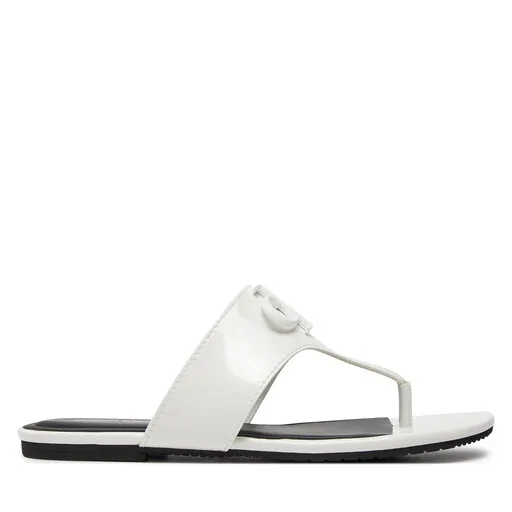 Flat Sandal Slide Toepost Mg Met