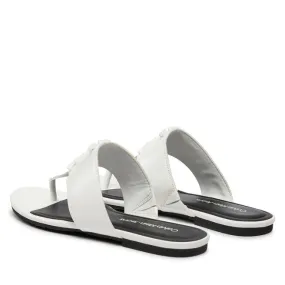 Flat Sandal Slide Toepost Mg Met