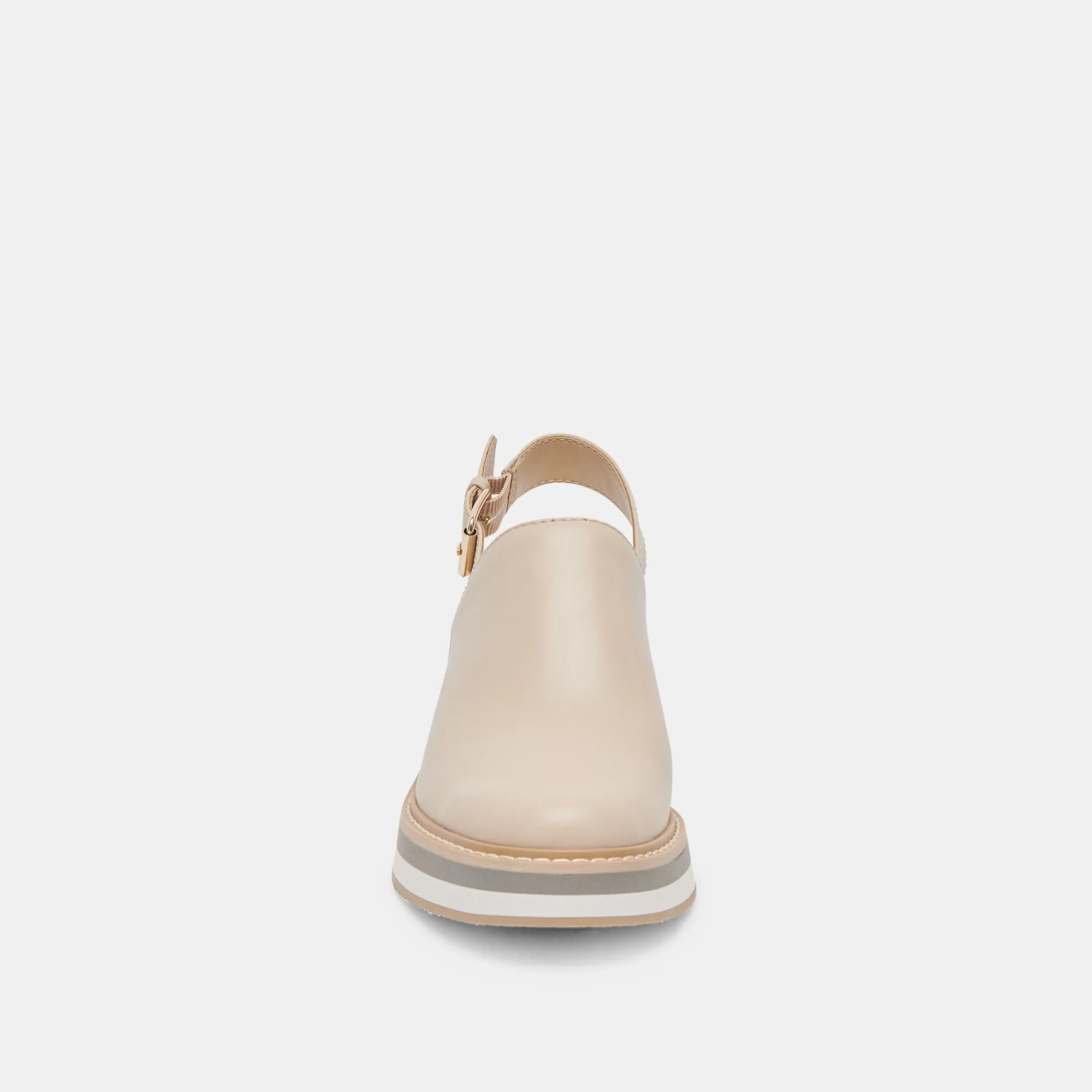 HANIAH HEELS BISCUIT LEATHER
