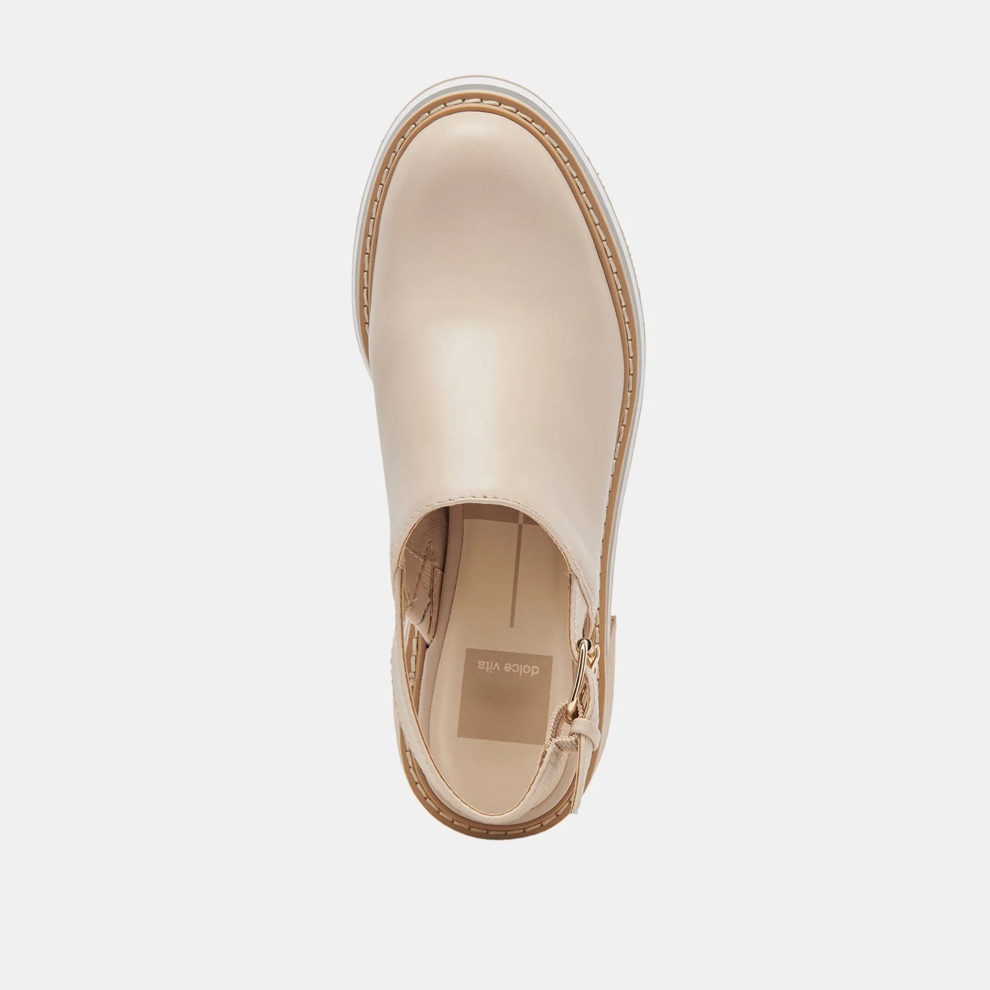 HANIAH HEELS BISCUIT LEATHER