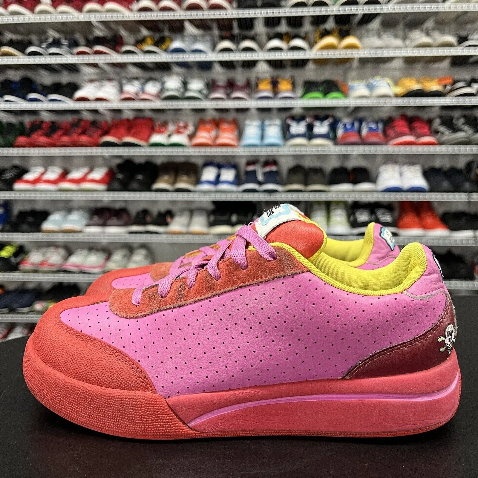 Ice Cream Board Flip Pink Red Billionaire Club Sneakers Men's Size 5.5