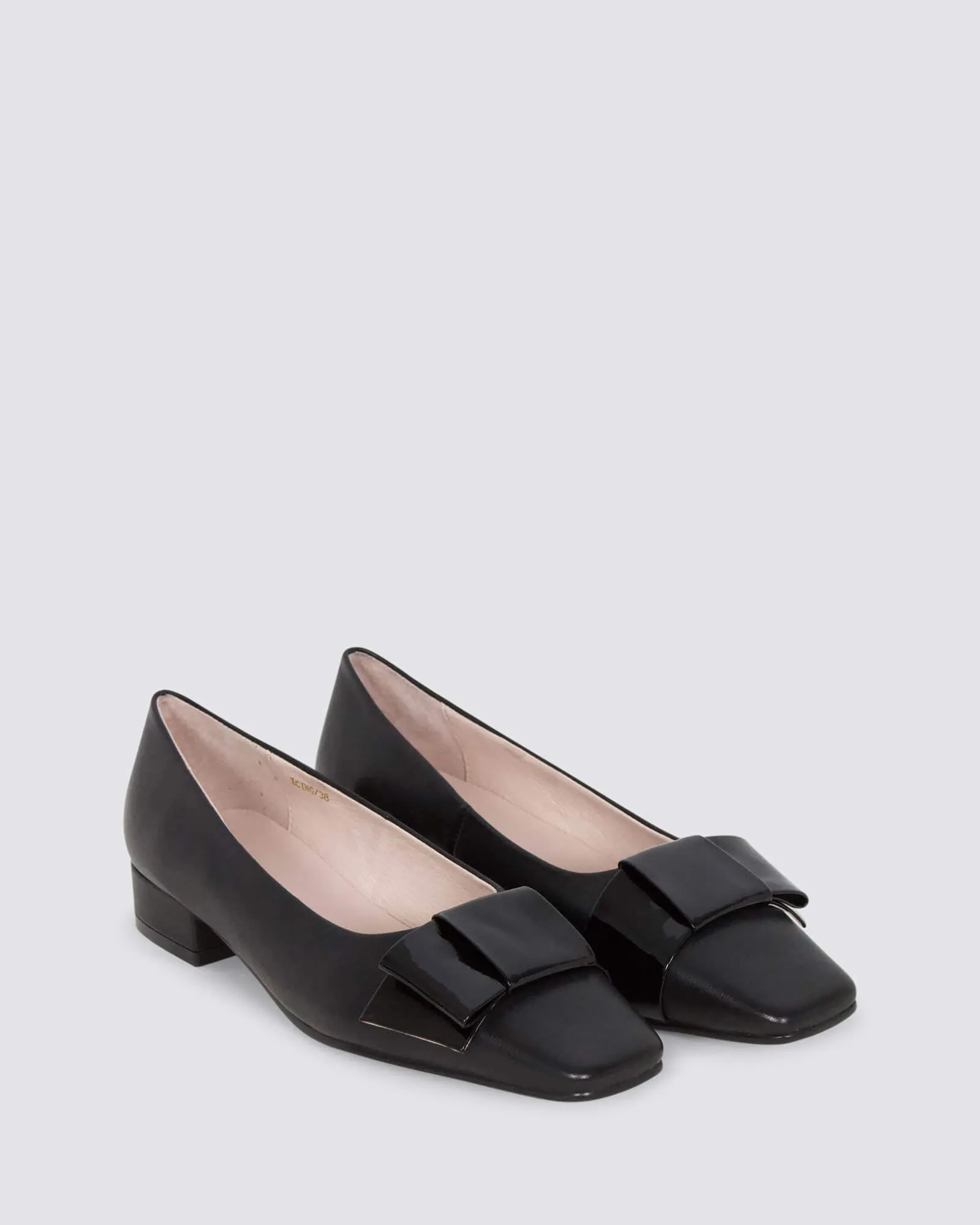 ICING FLATS BLACK LEATHER