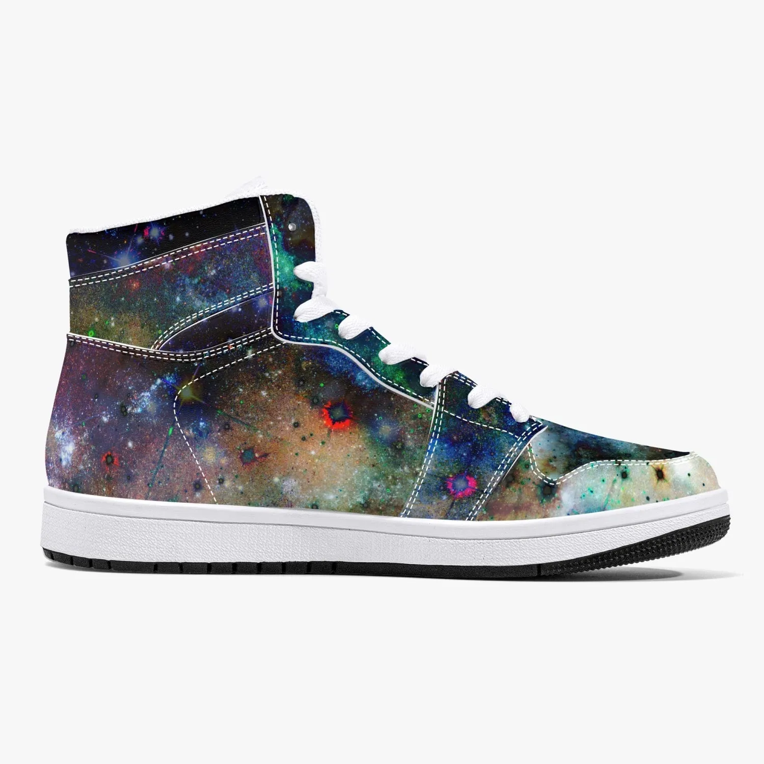 Ishtar Psychedelic Split-Style High-Top Sneakers