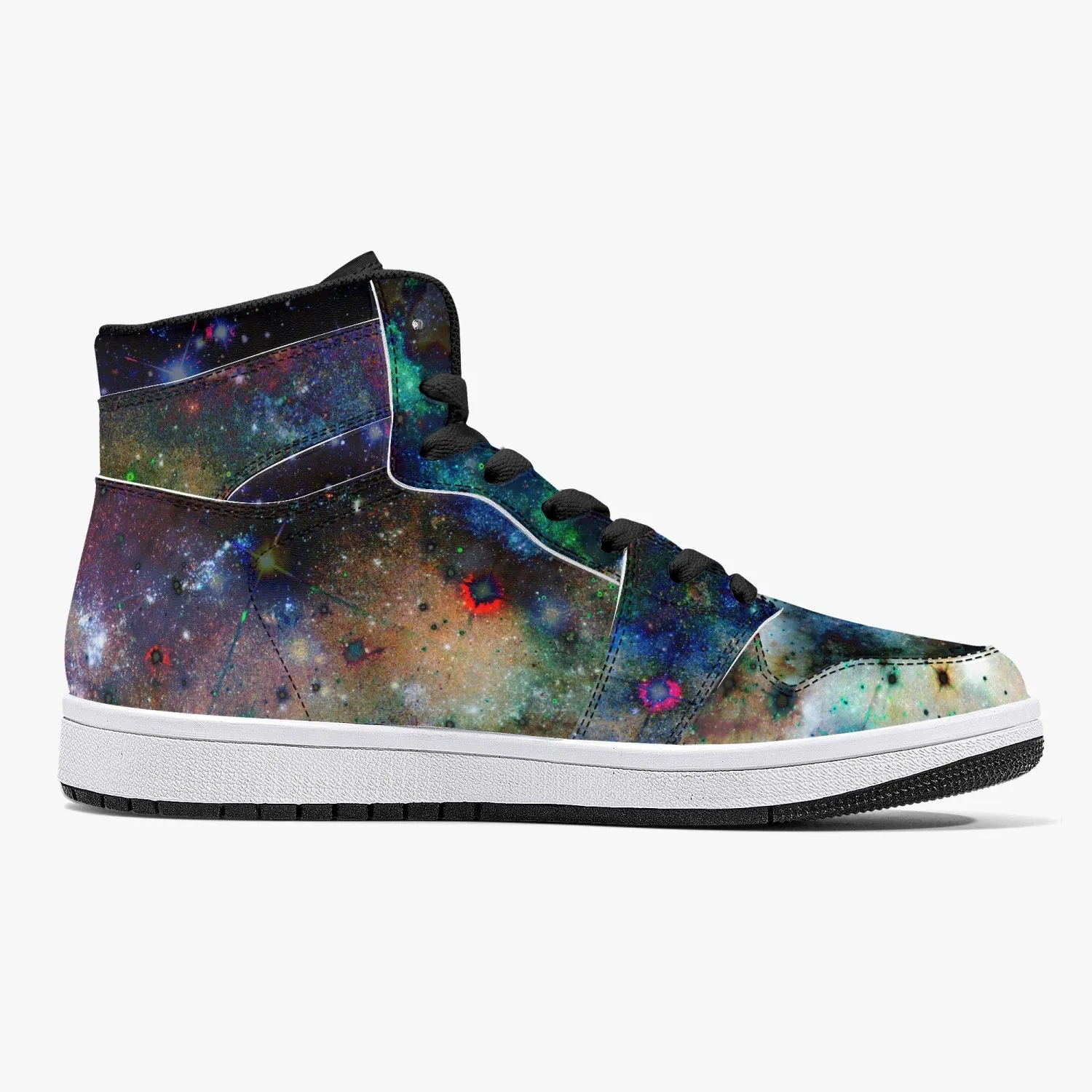 Ishtar Psychedelic Split-Style High-Top Sneakers