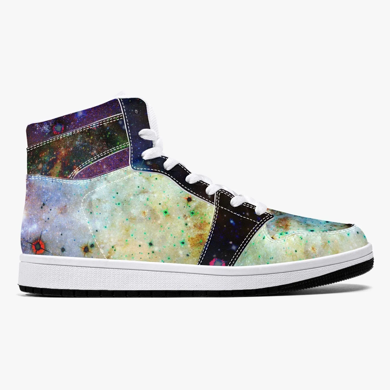 Ishtar Psychedelic Split-Style High-Top Sneakers