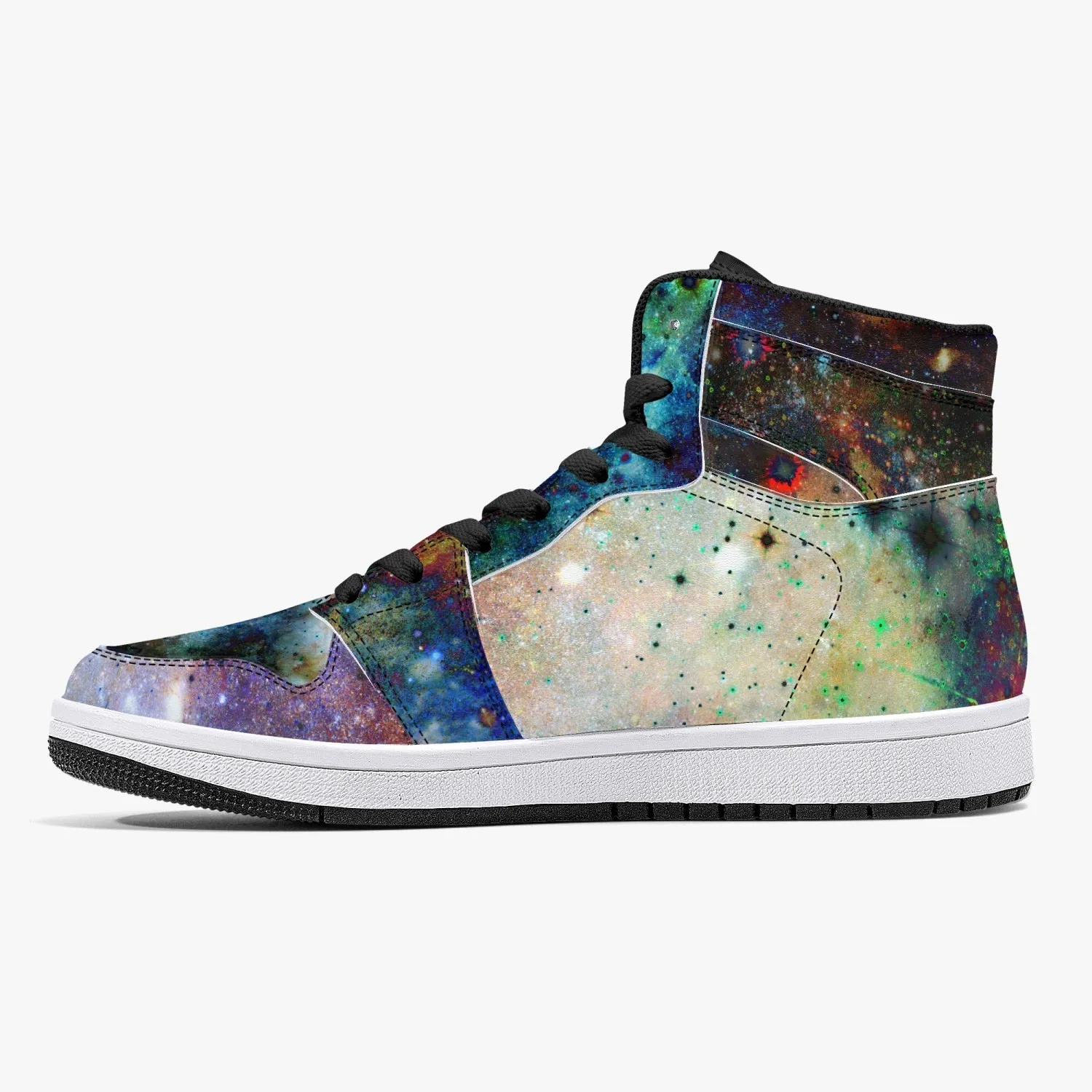 Ishtar Psychedelic Split-Style High-Top Sneakers