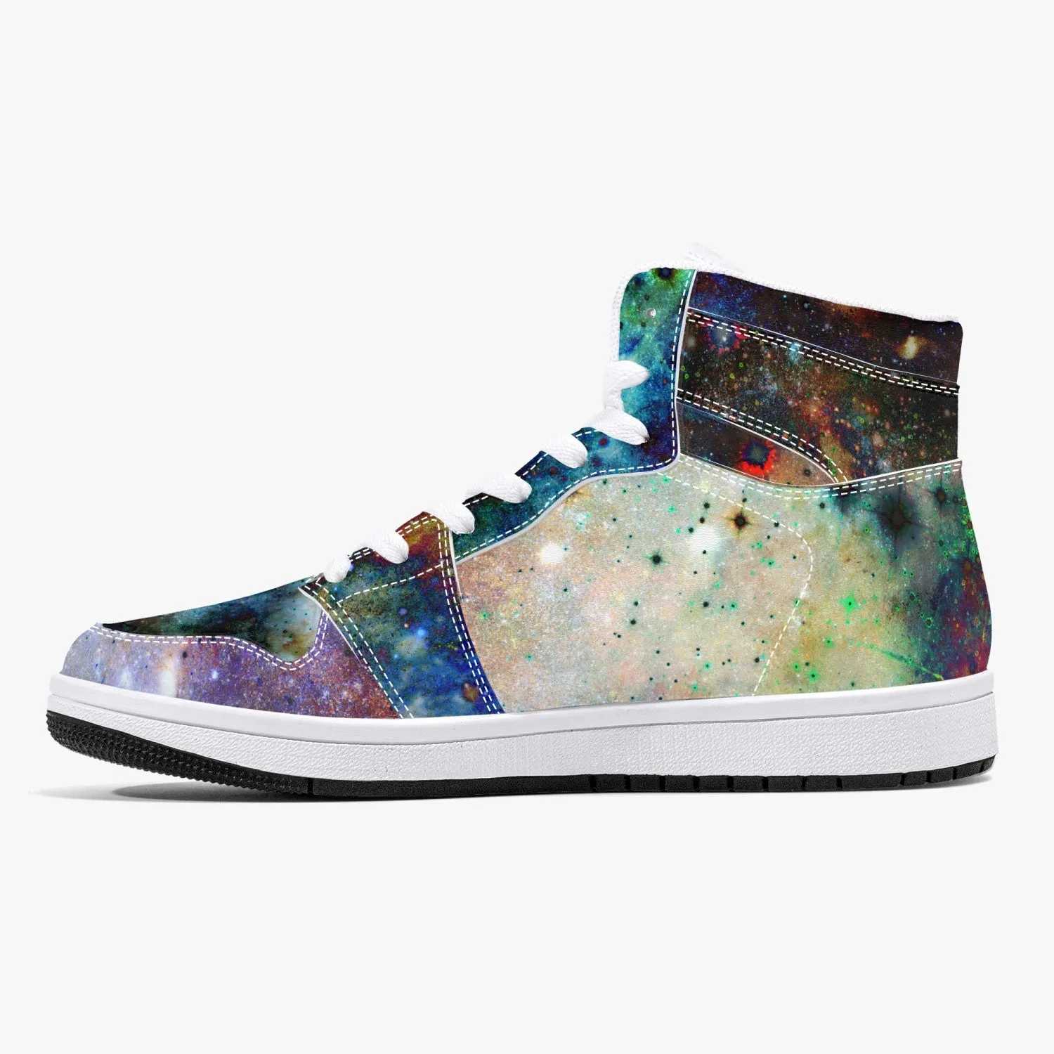 Ishtar Psychedelic Split-Style High-Top Sneakers