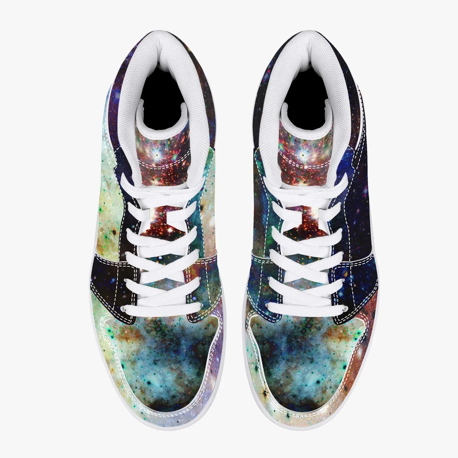 Ishtar Psychedelic Split-Style High-Top Sneakers