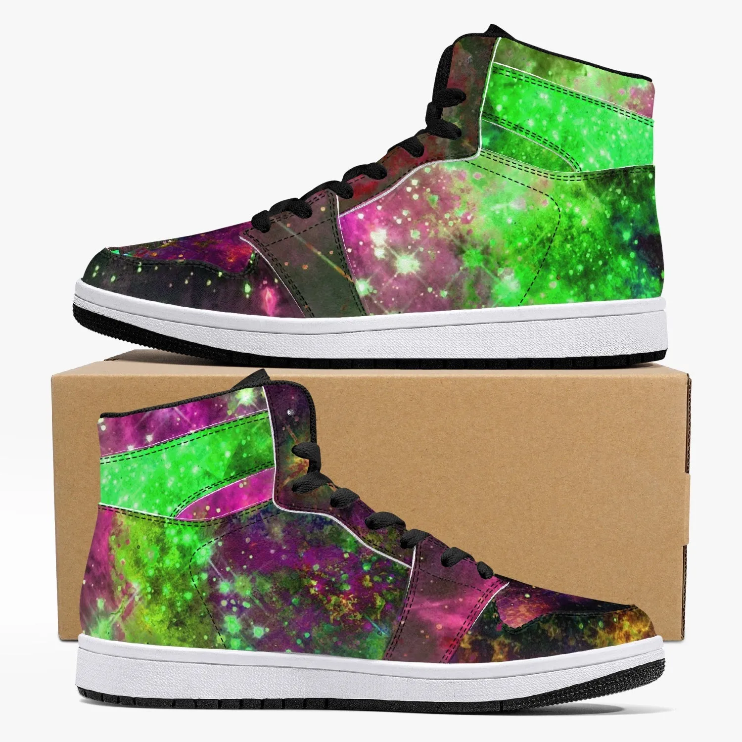 Lilith Psychedelic Split-Style High-Top Sneakers