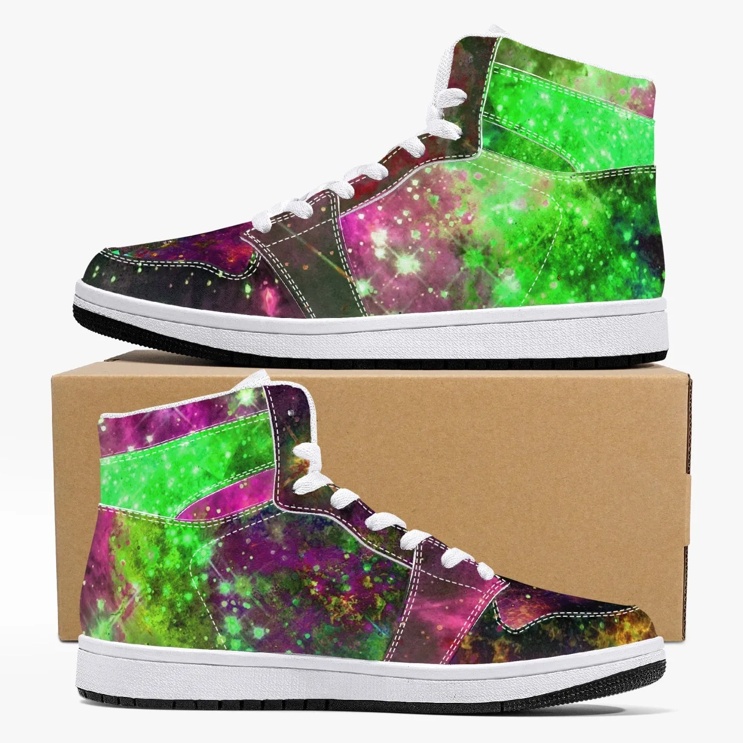 Lilith Psychedelic Split-Style High-Top Sneakers