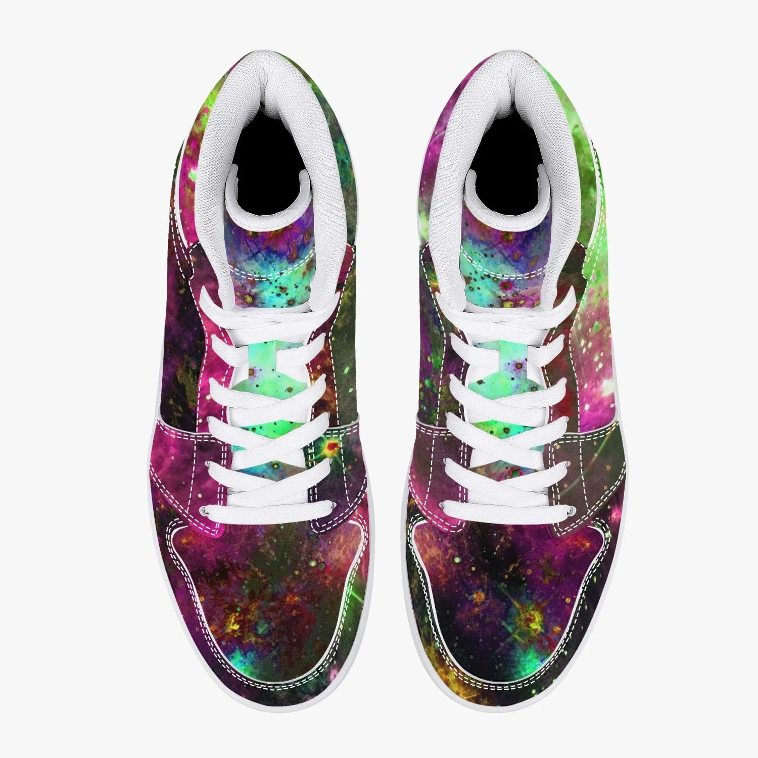 Lilith Psychedelic Split-Style High-Top Sneakers