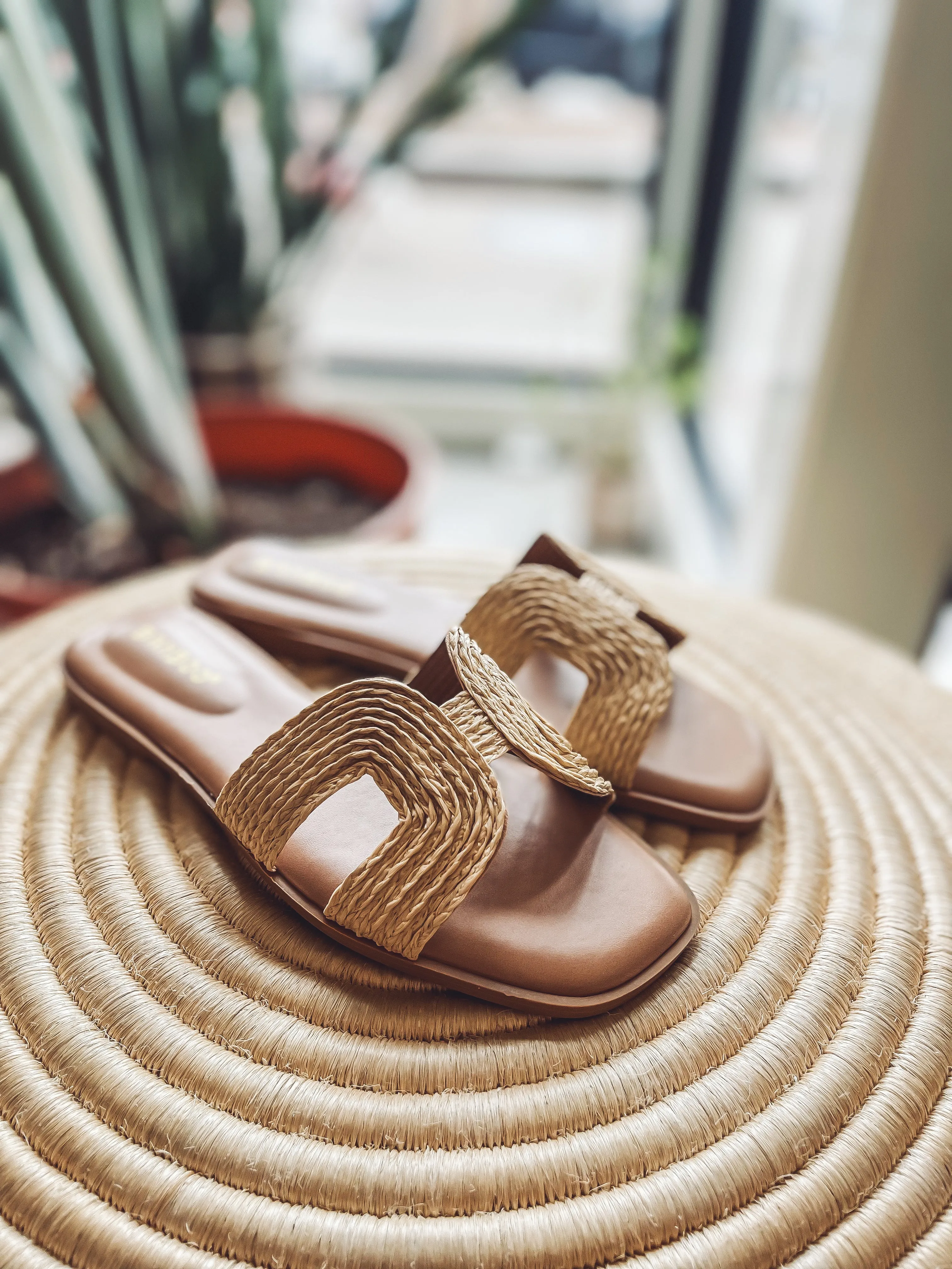 Natalie woven sandals