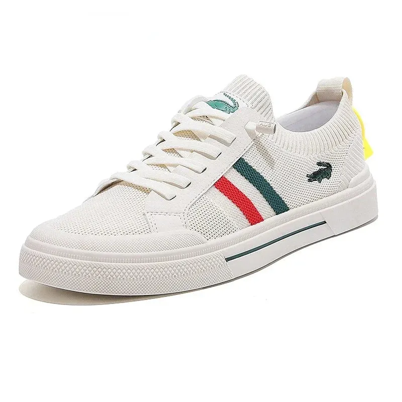 New Men's Vulcanized Fashion Breathable Comfortable Flat Casual Shoes Outdoor Sneakers