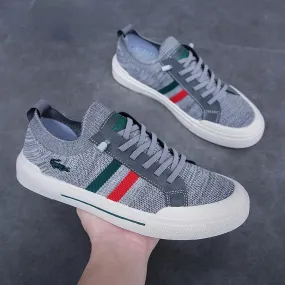New Men's Vulcanized Fashion Breathable Comfortable Flat Casual Shoes Outdoor Sneakers