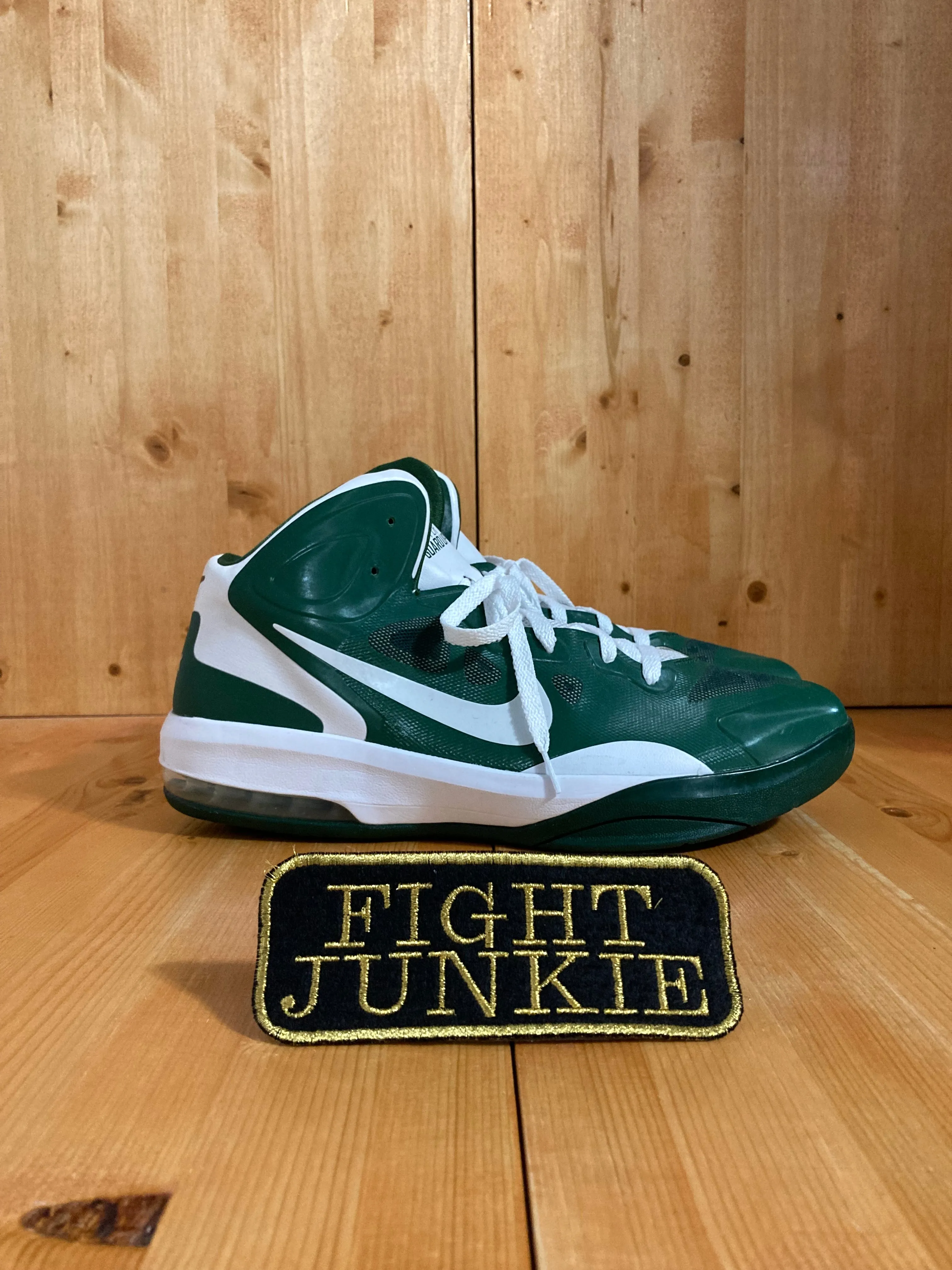 NIKE HYPER GUARD UP MAX AIR Mens Size 14 High Top Basketball Shoes Sneakers Green & White 530954--104