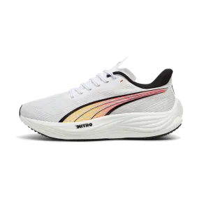 PUMA Men's Velocity NITRO 3 Puma White/Sun Stream