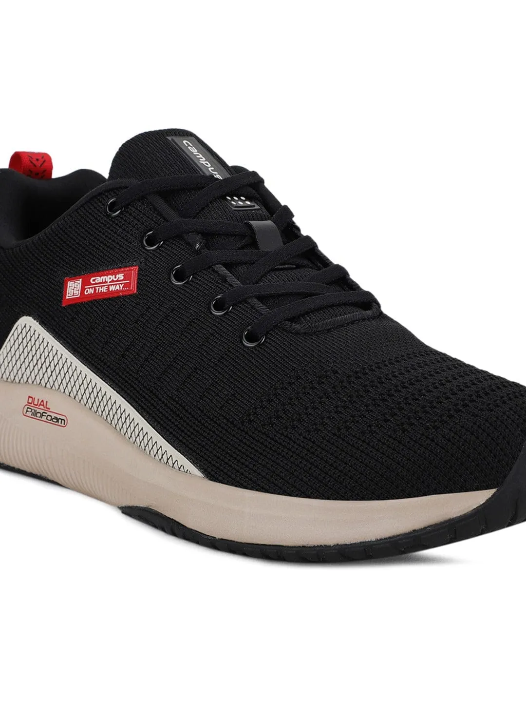 TOLL Black Men's Running Shoes