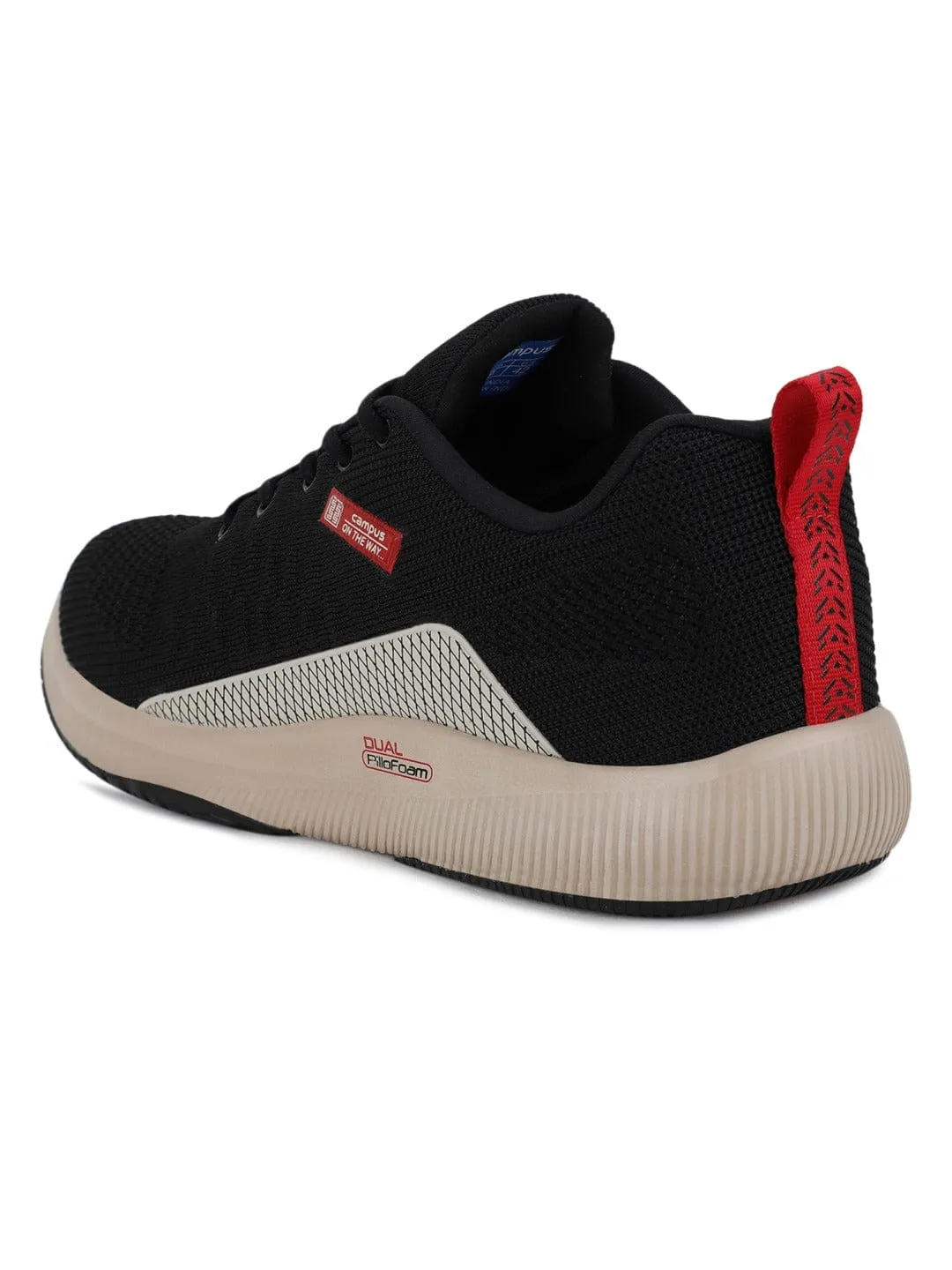 TOLL Black Men's Running Shoes